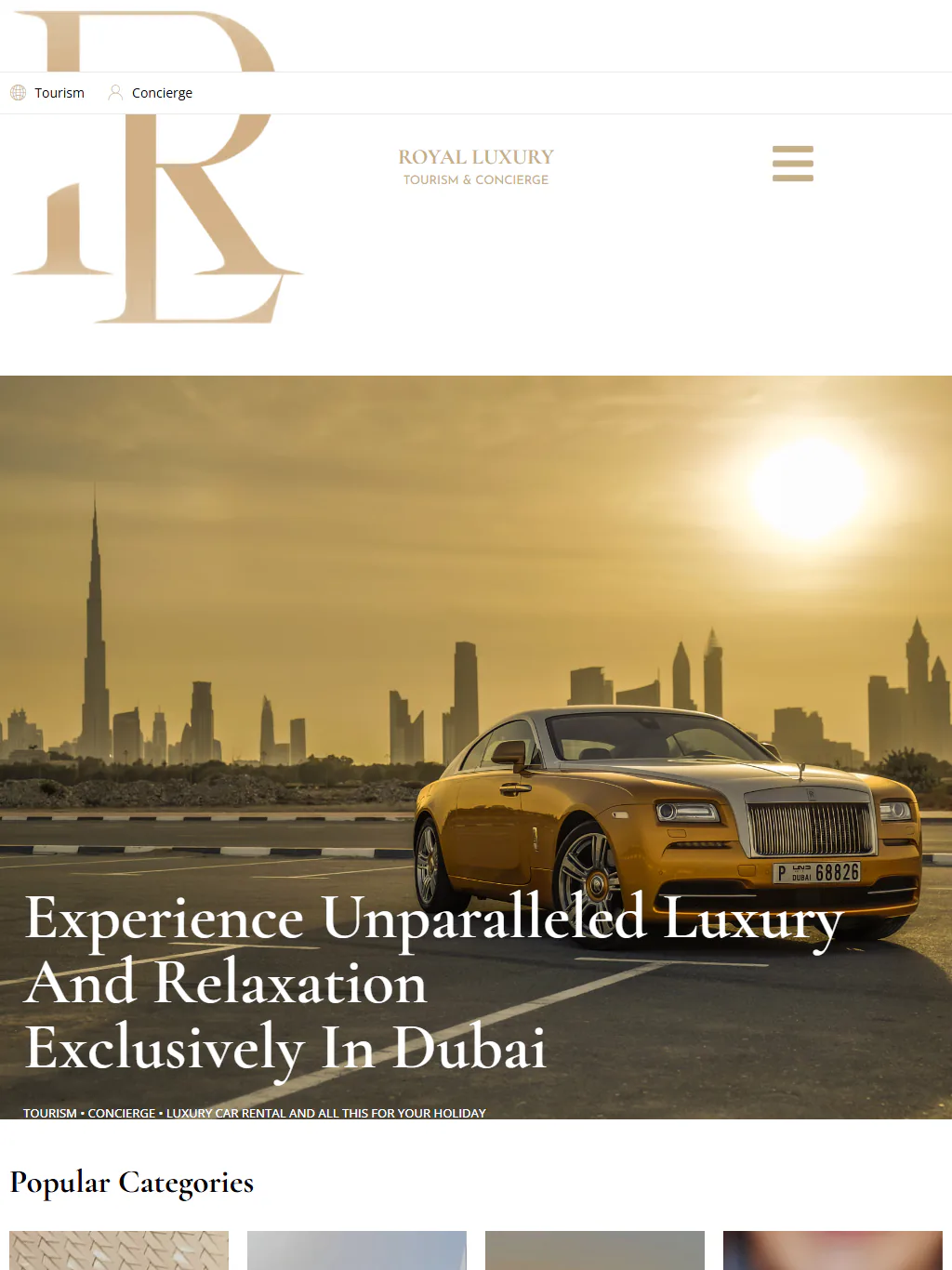 royalluxury.ae — Планшет